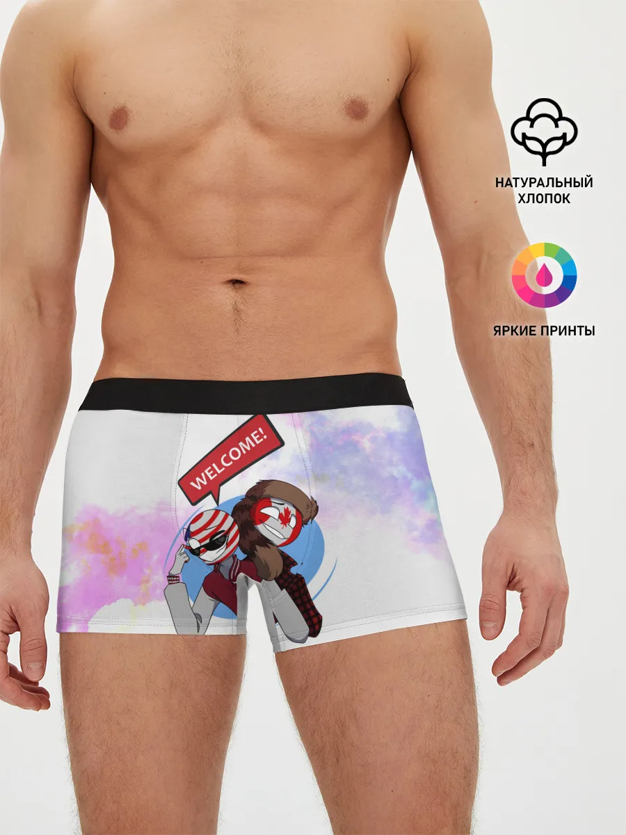 Мужские трусы боксеры / Country Humans