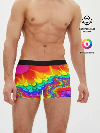 Мужские трусы боксеры / TIE-DYE