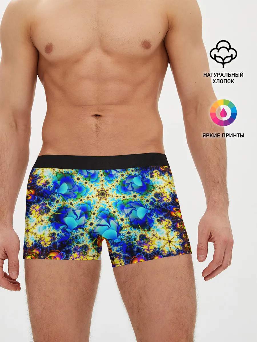 Мужские трусы боксеры / ИЛЛЮЗИЯ ФРАКТАЛОВ