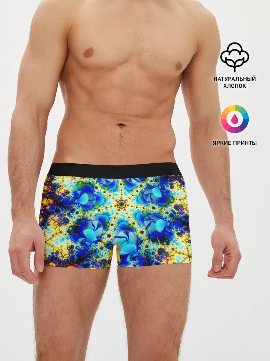 Мужские трусы боксеры / ИЛЛЮЗИЯ ФРАКТАЛОВ