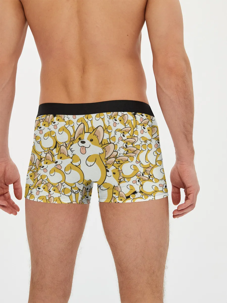 Мужские трусы боксеры / Корги