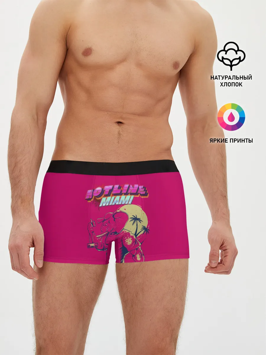 Мужские трусы боксеры / Hotline Miami