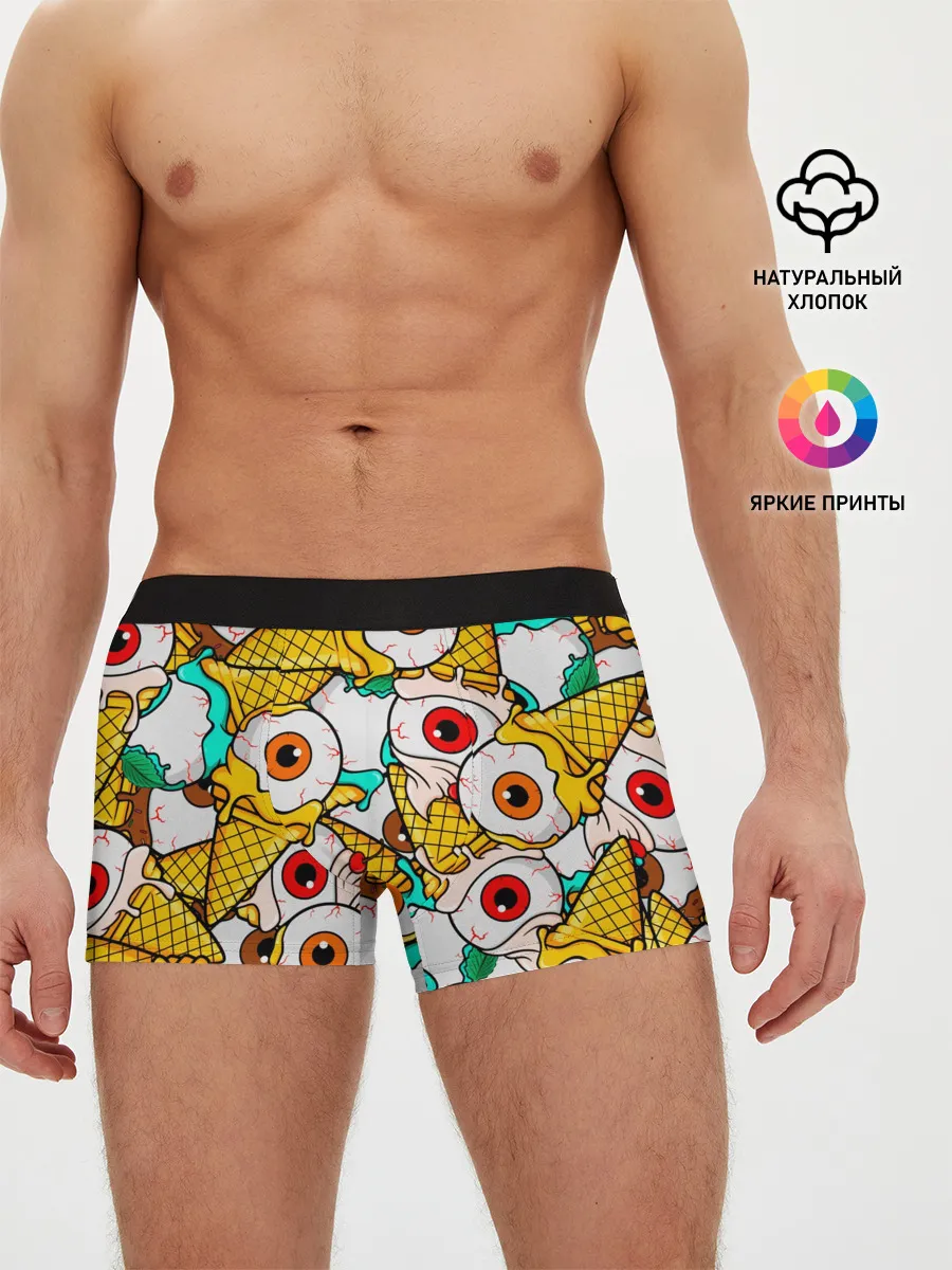 Мужские трусы боксеры / Морожки с глазами