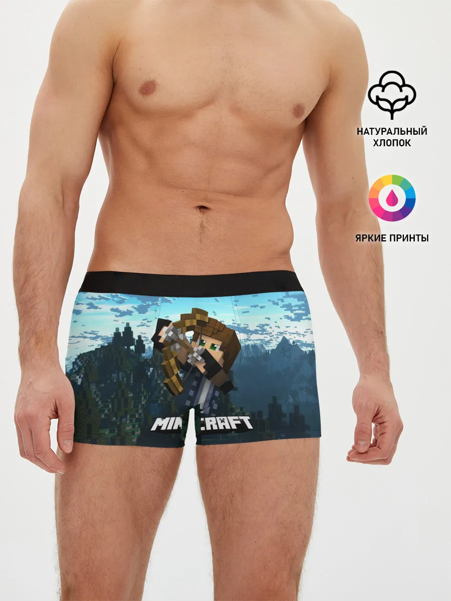 Мужские трусы боксеры / Minecraft / Майнкрафт