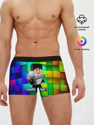 Мужские трусы боксеры / Minecraft / Майнкрафт