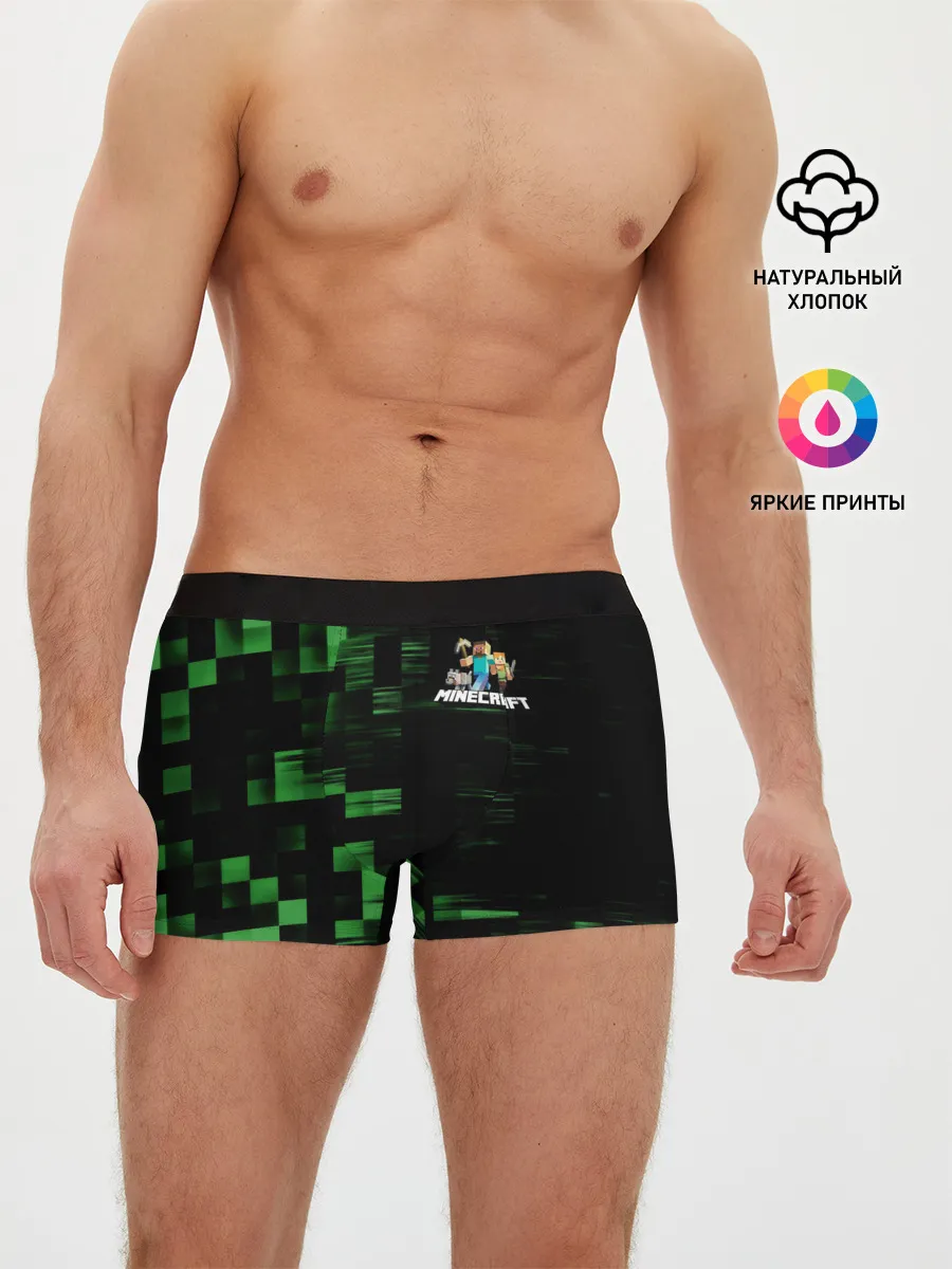 Мужские трусы боксеры / MINECRAFT.