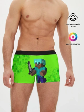 Мужские трусы боксеры / MINECRAFT