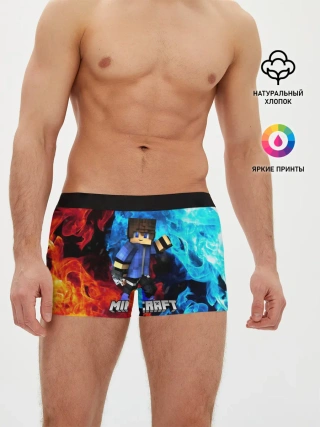 Мужские трусы боксеры / Minecraft / Майнкрафт