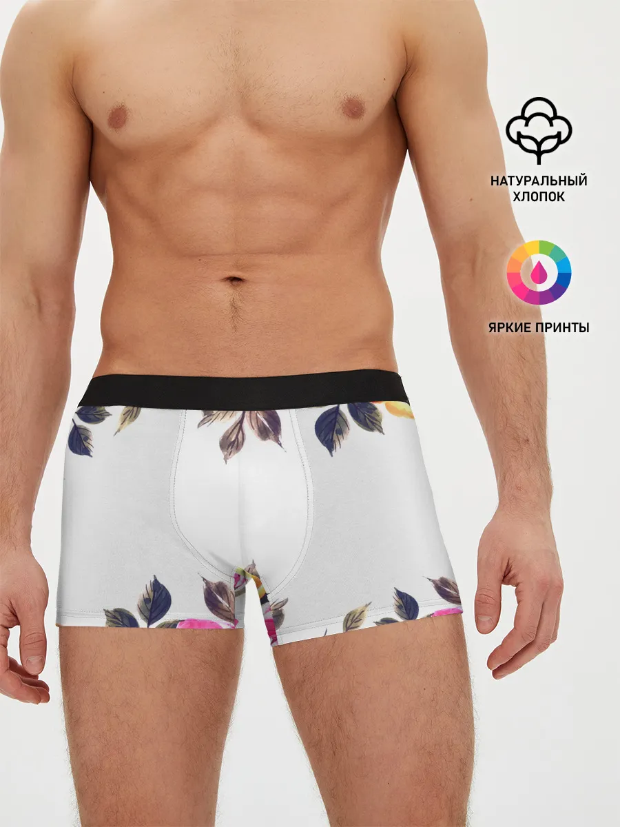 Мужские трусы боксеры / Розы