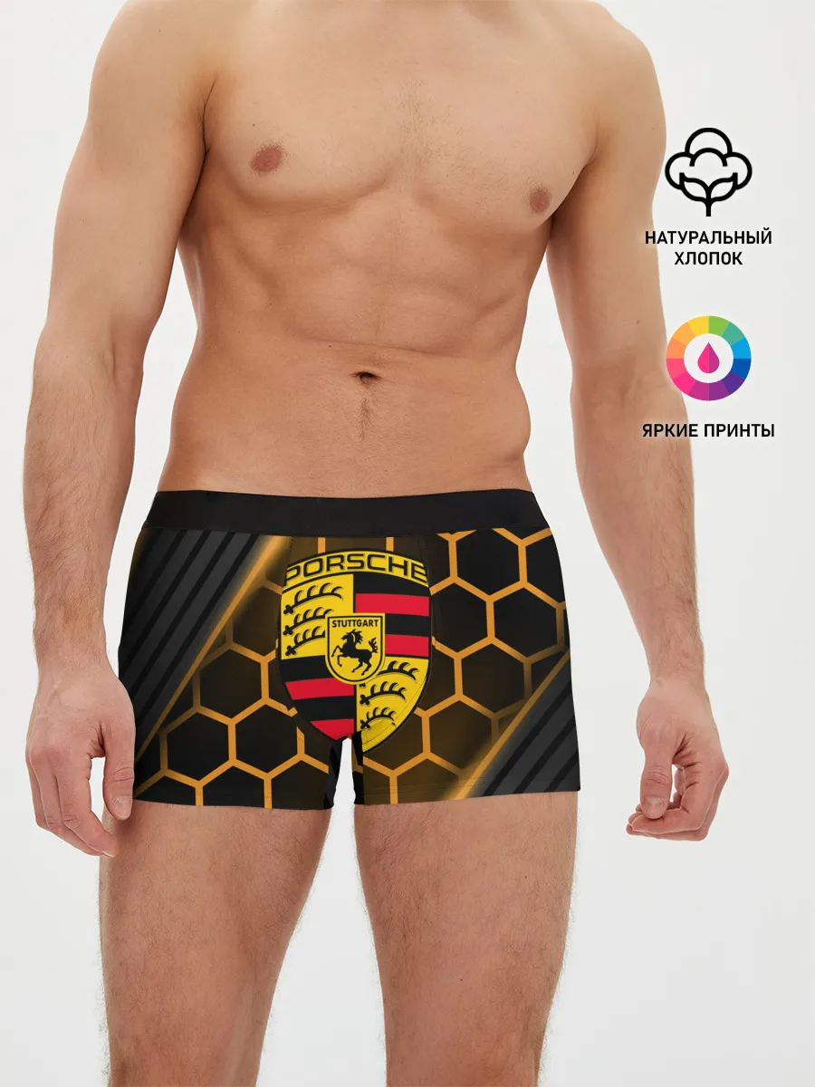 Мужские трусы боксеры / PORSCHE | ПОРШЕ