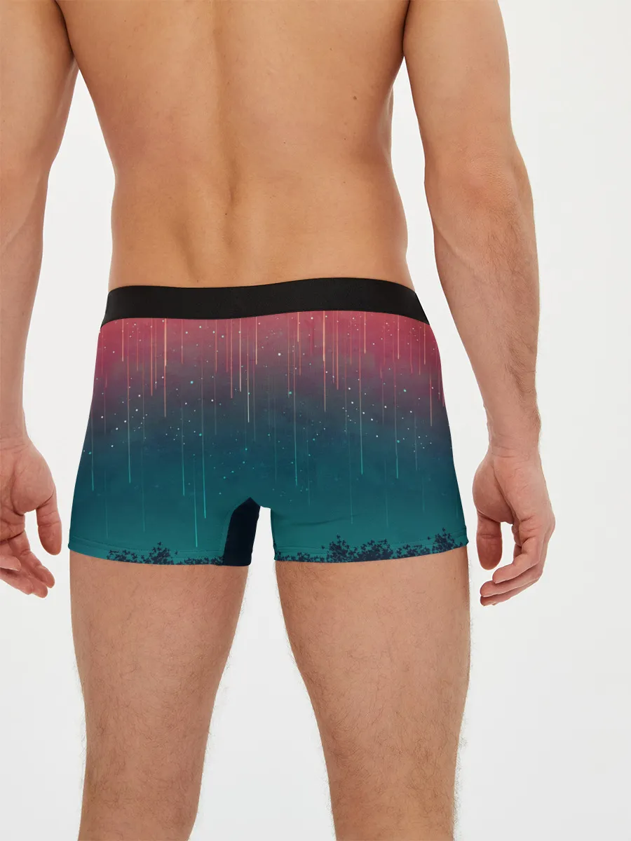 Мужские трусы боксеры / Космический Дождь
