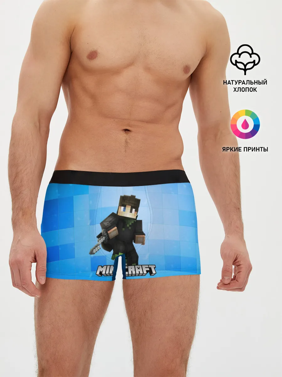 Мужские трусы боксеры / Minecraft / Майнкрафт