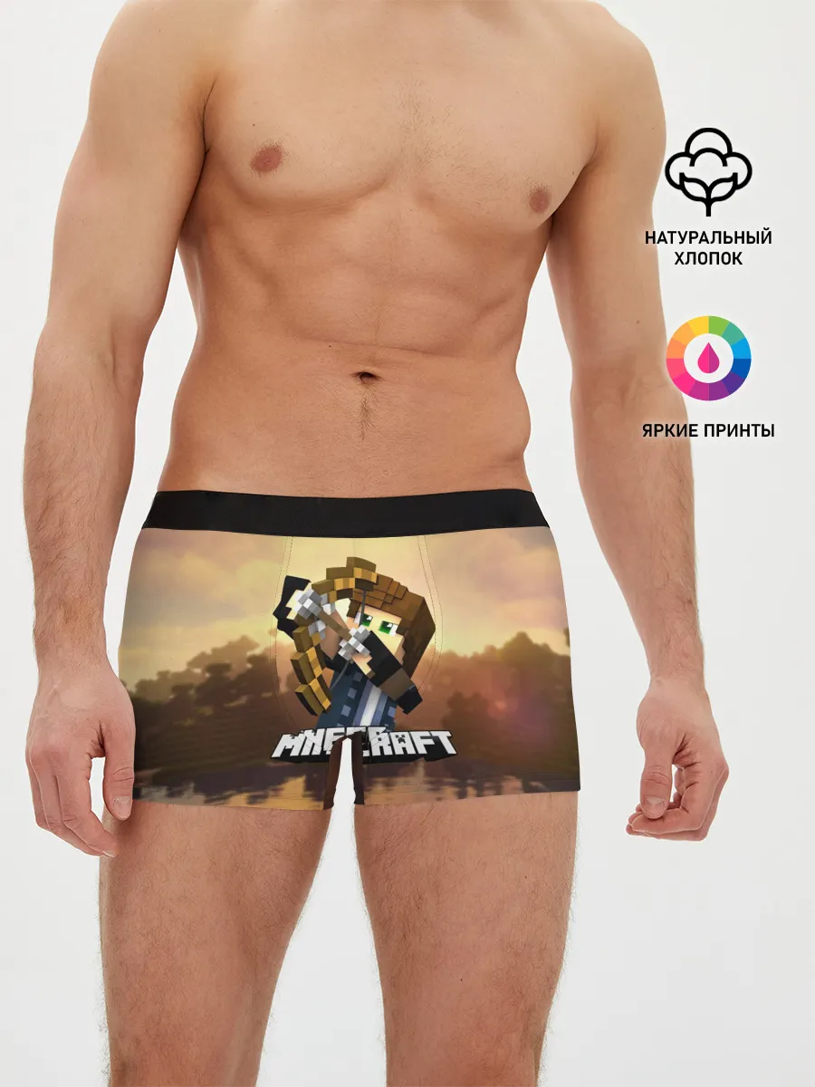 Мужские трусы боксеры / Майнкрафт