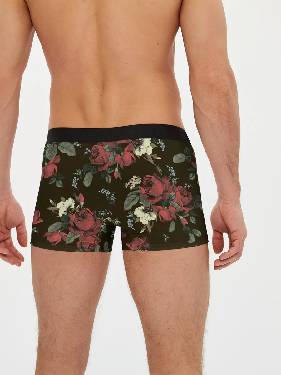 Мужские трусы боксеры / Букет роз