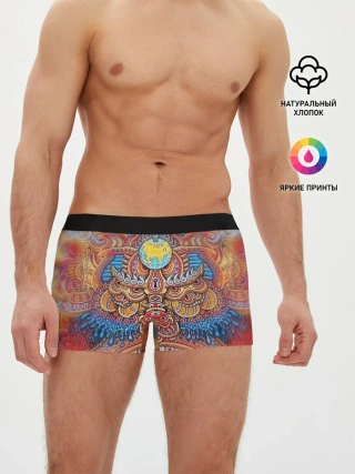 Мужские трусы боксеры / Rising dragon