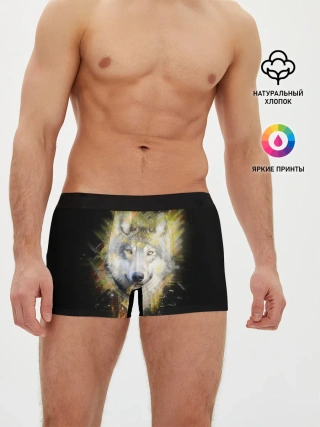 Мужские трусы боксеры / Волчий тотем