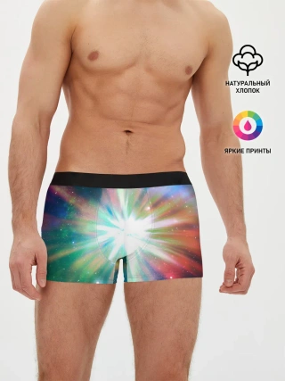 Мужские трусы боксеры / Космическая вспышка
