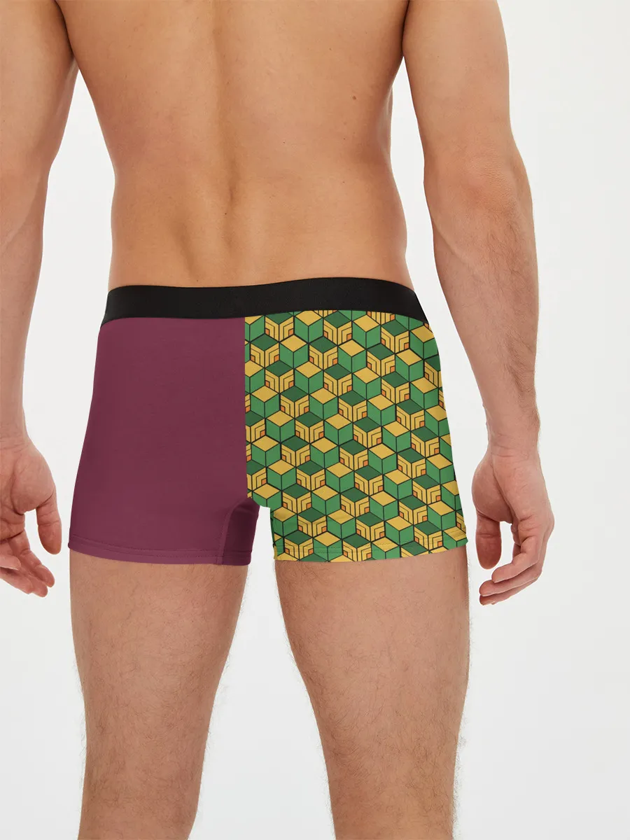 Мужские трусы боксеры / ГИЮ ТОМИОКА / KIMETSU NO YAIBA