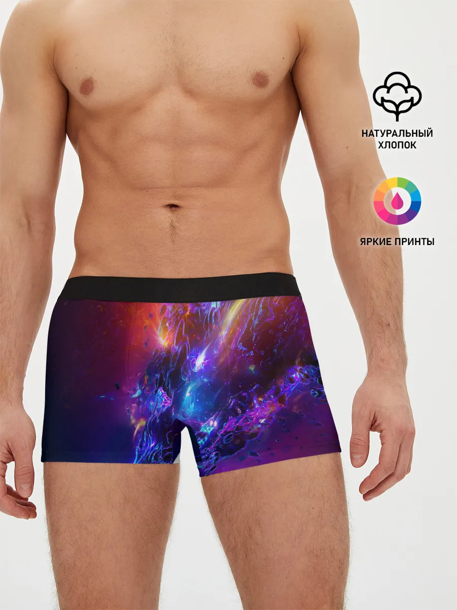 Мужские трусы боксеры / Universe Neon