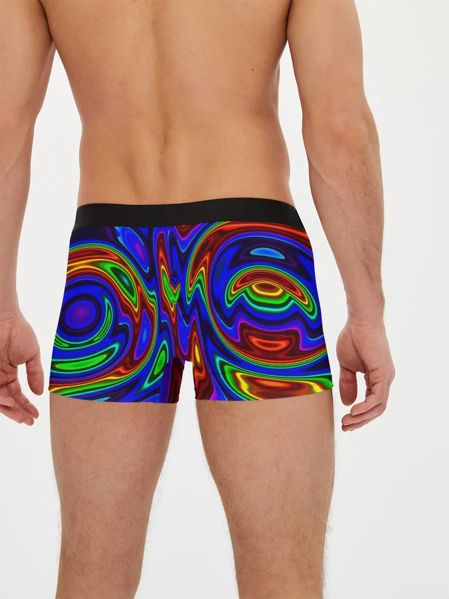 Мужские трусы боксеры / НЕОНОВЫЕ КРАСКИ