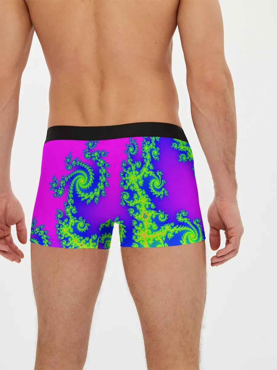 Мужские трусы боксеры / КИСЛОТНЫЙ НЕОН