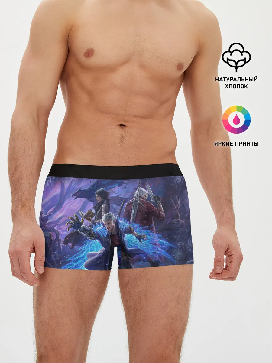 Мужские трусы боксеры / DEVIL MAY CRY | ДЕВИЛ МАЙ КРАЙ