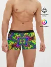 Мужские трусы боксеры / НЕОНОВЫЙ ЦВЕТОК