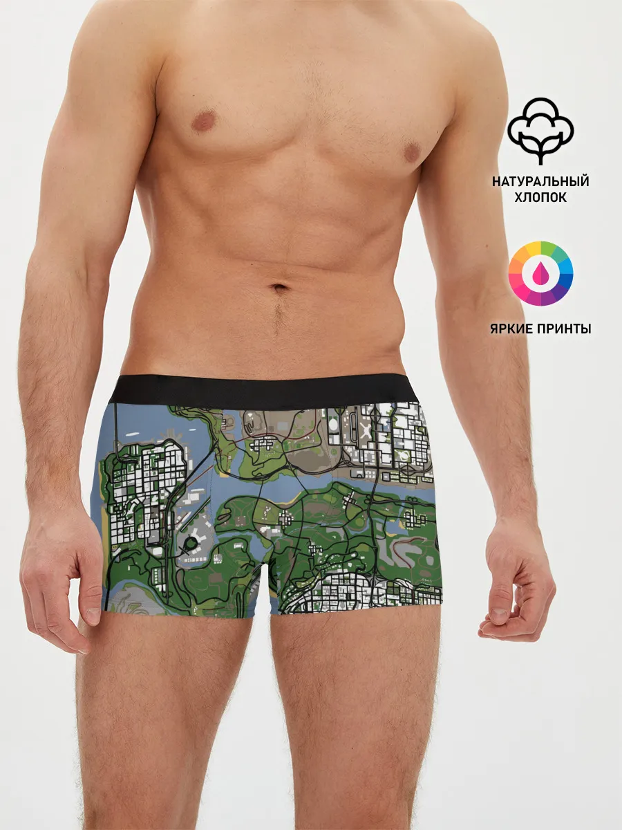 Мужские трусы боксеры / San andreas