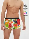 Мужские трусы боксеры / фрукты