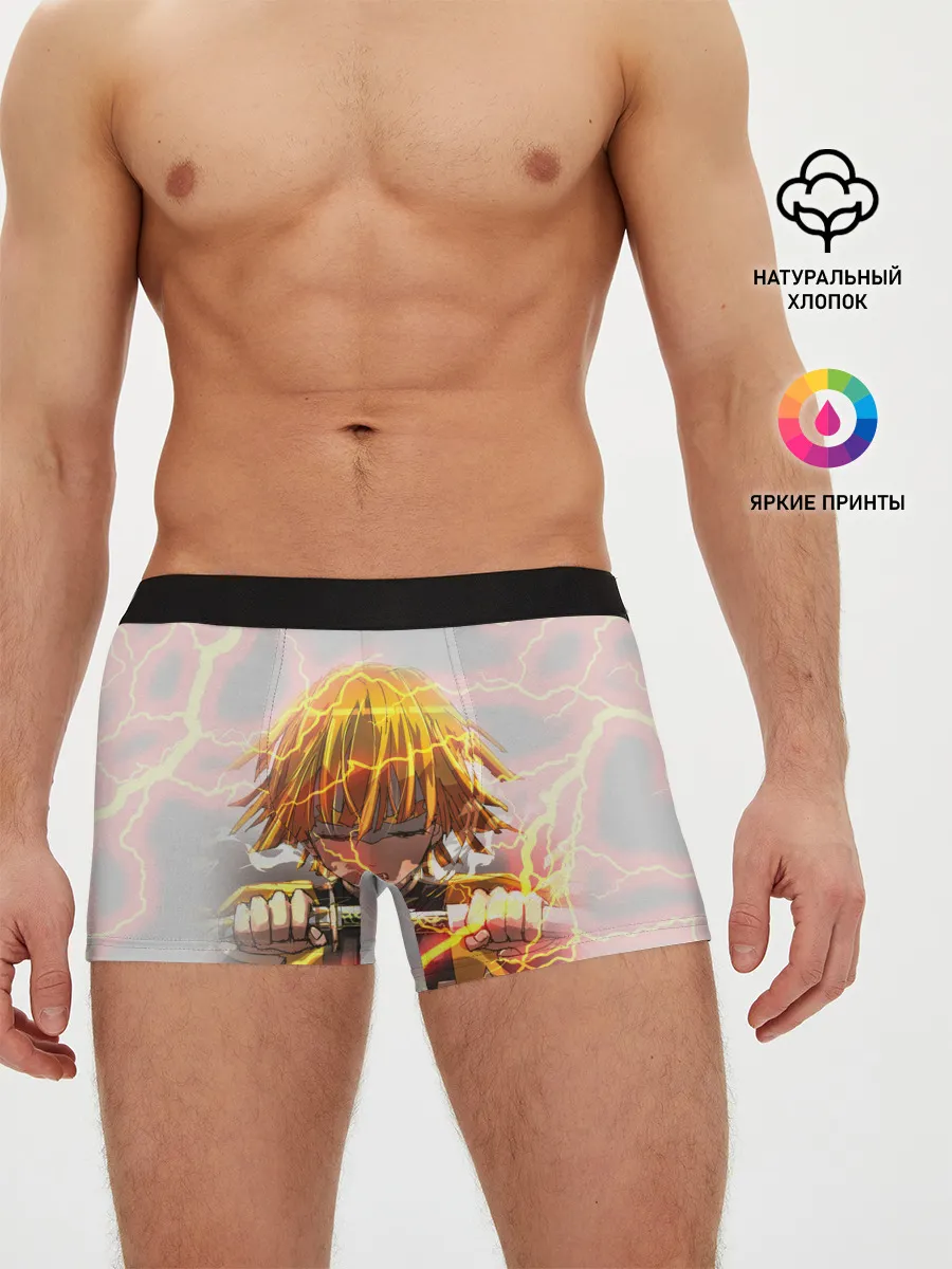 Мужские трусы боксеры / Kimetsu no yaiba достает меч