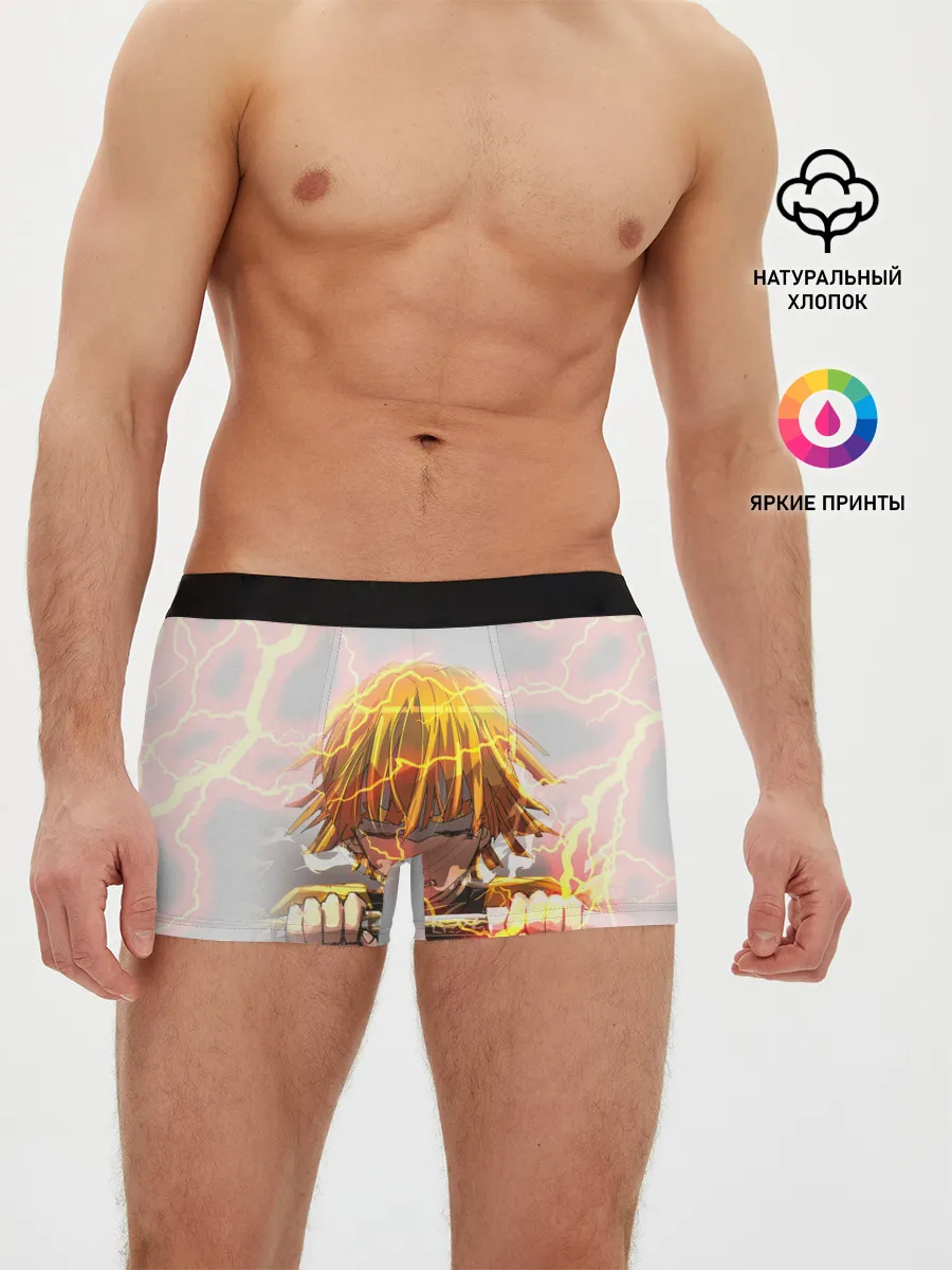 Мужские трусы боксеры / Kimetsu no yaiba достает меч