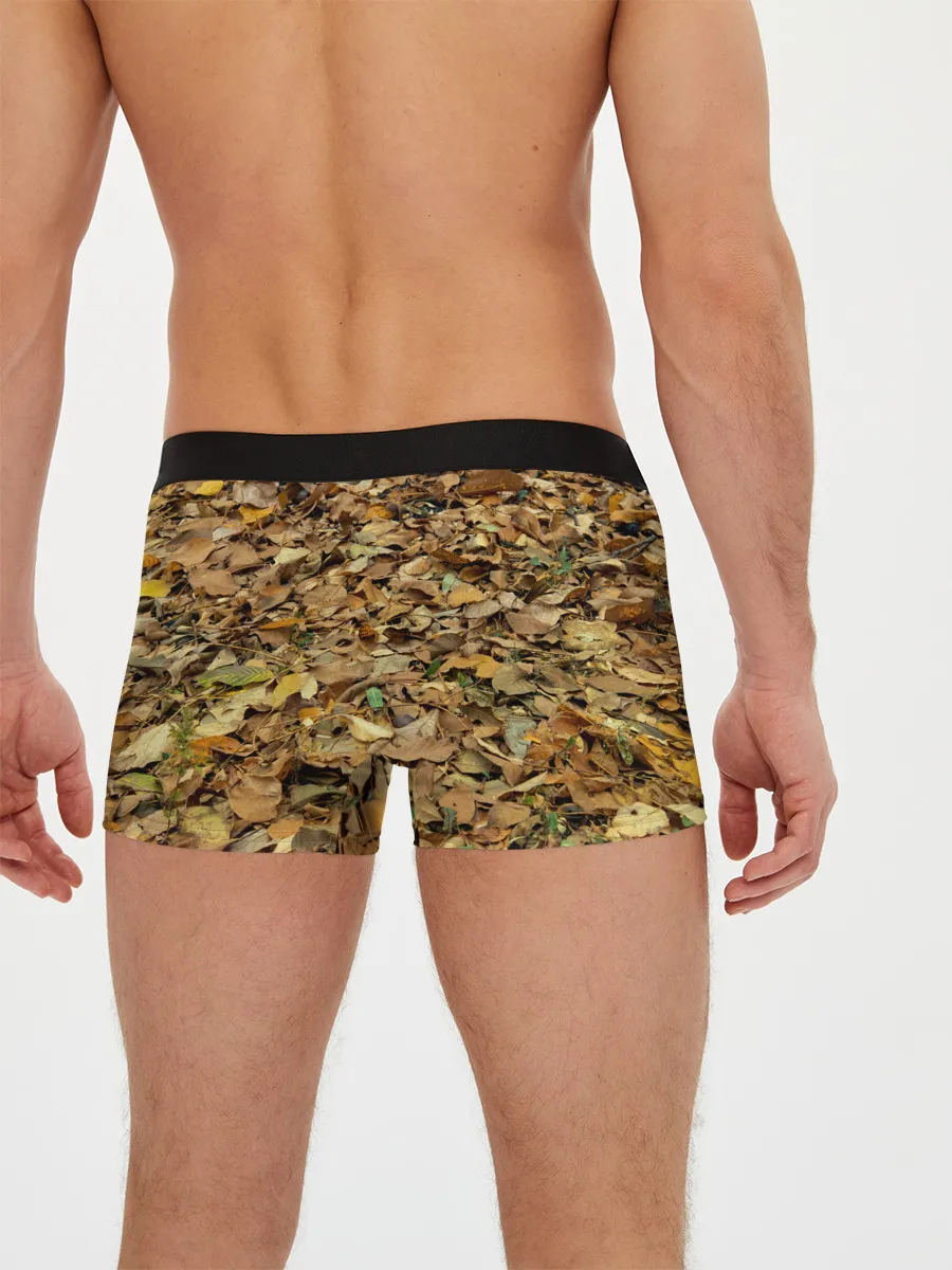 Мужские трусы боксеры / Листья