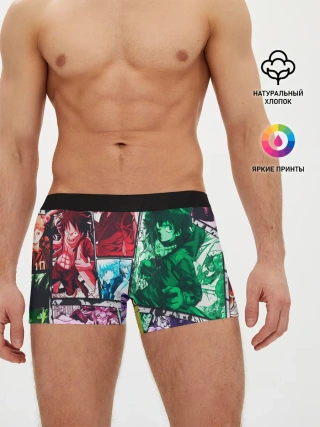 Мужские трусы боксеры / EPIC MAIN ANIME CHARACTERS 3D!