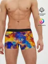 Мужские трусы боксеры / Огненно-синий полутон