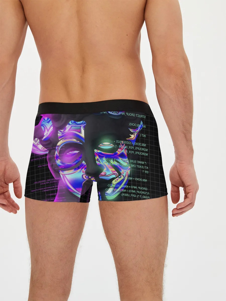 Мужские трусы боксеры / Chrome Effect