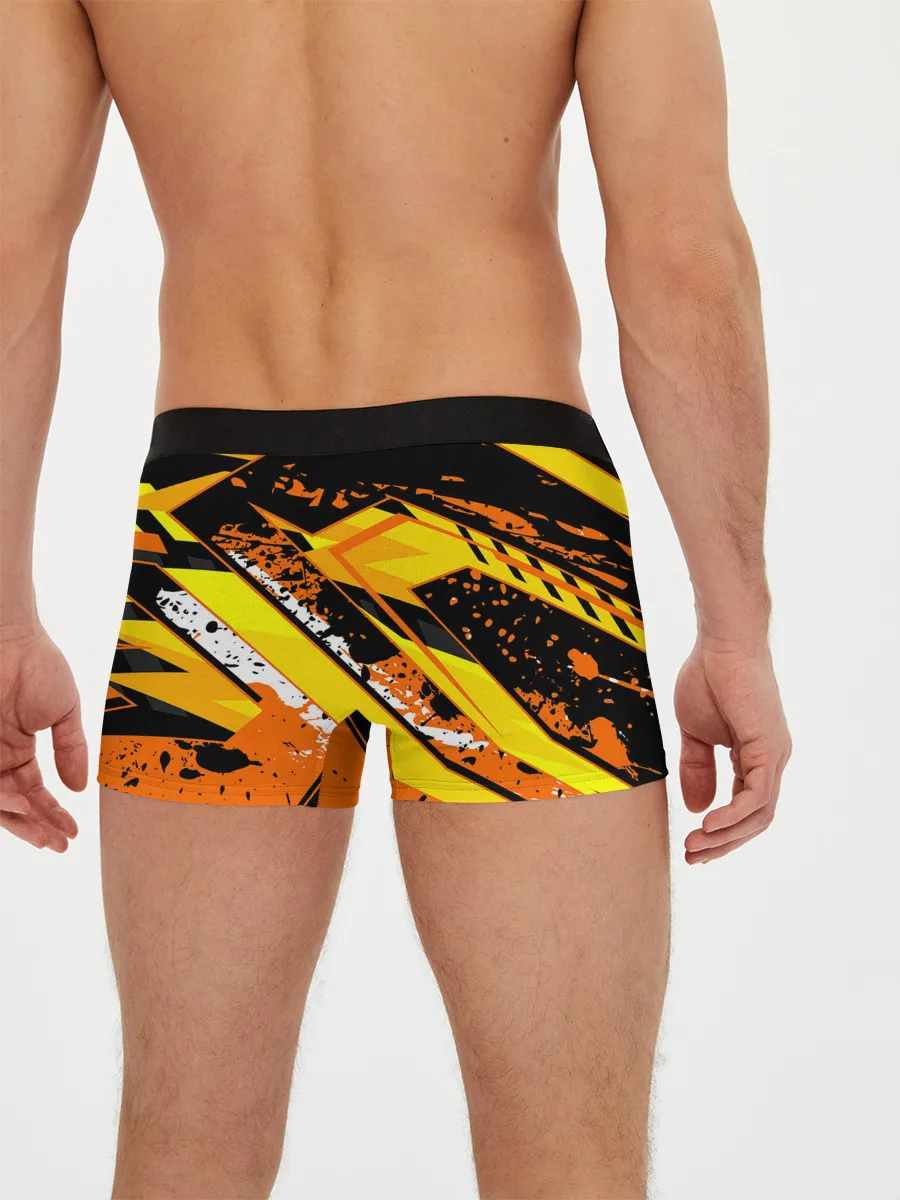 Мужские трусы боксеры / orange cheeky rust