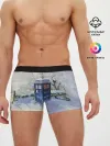 Мужские трусы боксеры / ТАРДИС В СНЕГУ