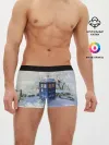 Мужские трусы боксеры / ТАРДИС В СНЕГУ