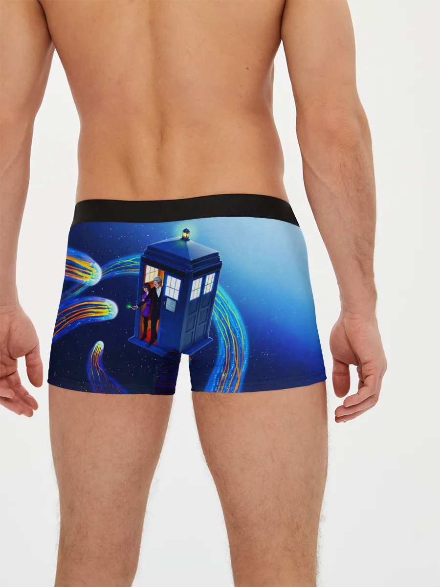 Мужские трусы боксеры / ДОКТОР И КЛАРА И ТАРДИС