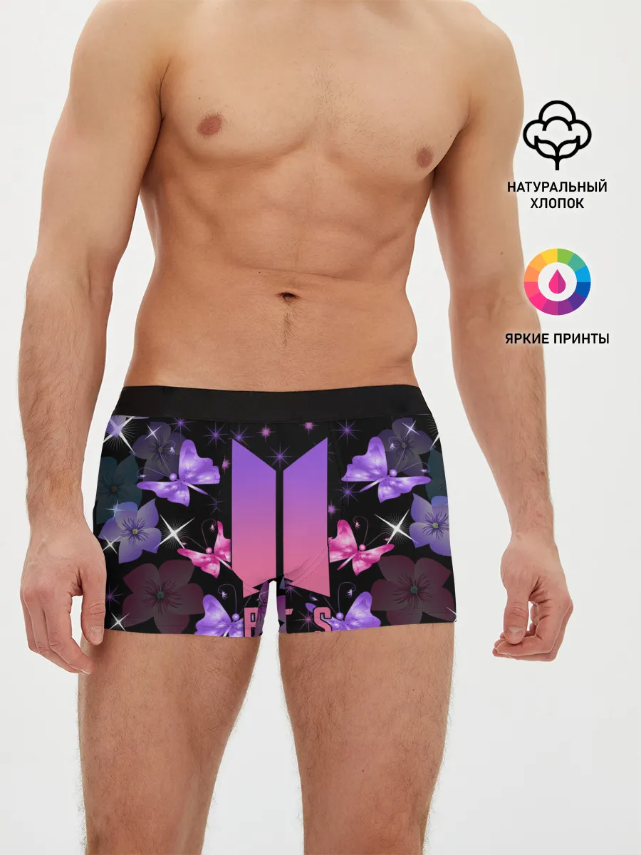 Мужские трусы боксеры / BTS