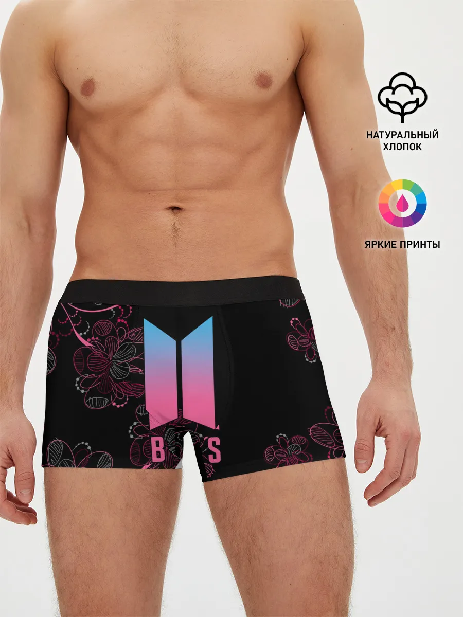 Мужские трусы боксеры / BTS