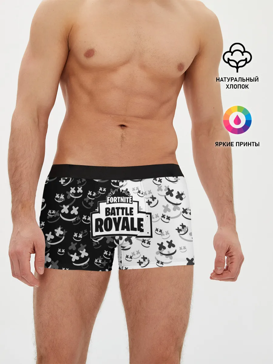 Мужские трусы боксеры / Fortnite & Marshmello