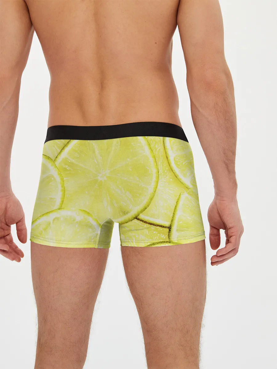 Мужские трусы боксеры / Лайм