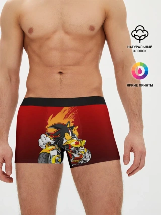 Мужские трусы боксеры / Ёж Шедоу