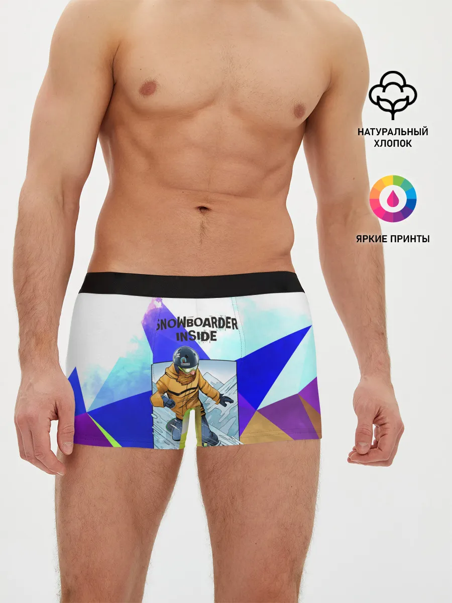 Мужские трусы боксеры / Сноуборд