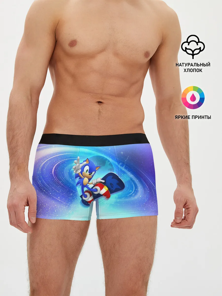 Мужские трусы боксеры / Соник