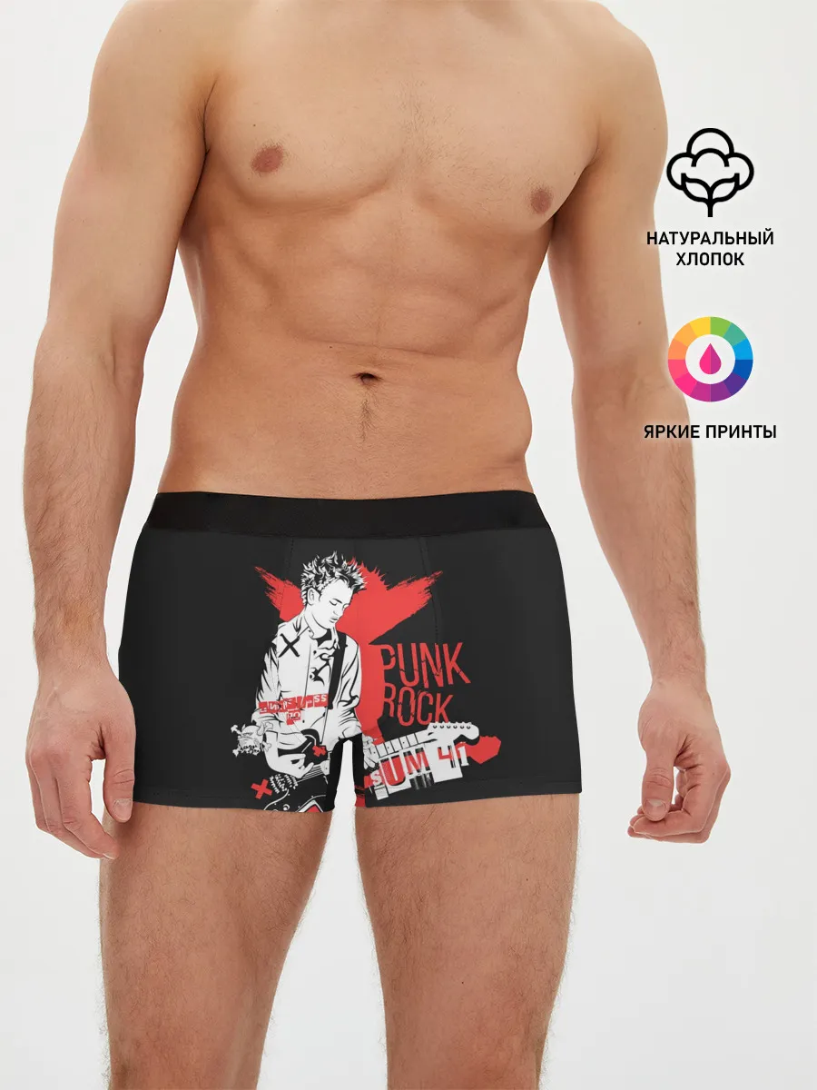 Мужские трусы боксеры / Punk-rock