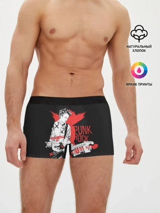 Мужские трусы боксеры / Punk-rock