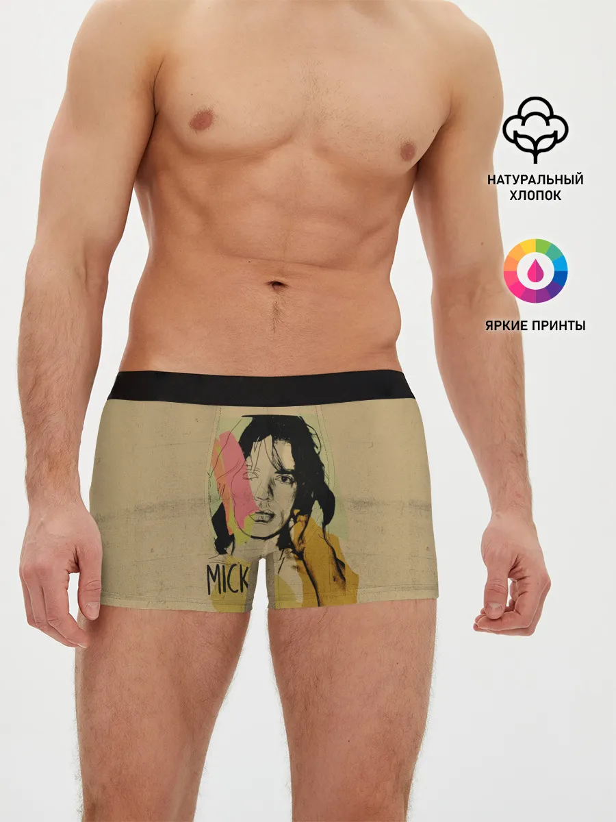Мужские трусы боксеры / MICK JAGGER