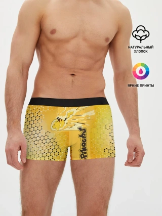 Мужские трусы боксеры / Pikachu